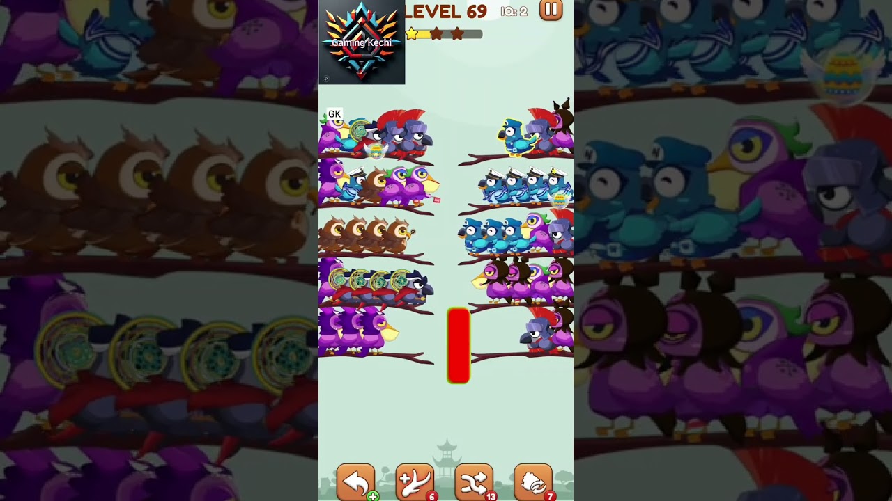 Bird Sort 2 Level 69 