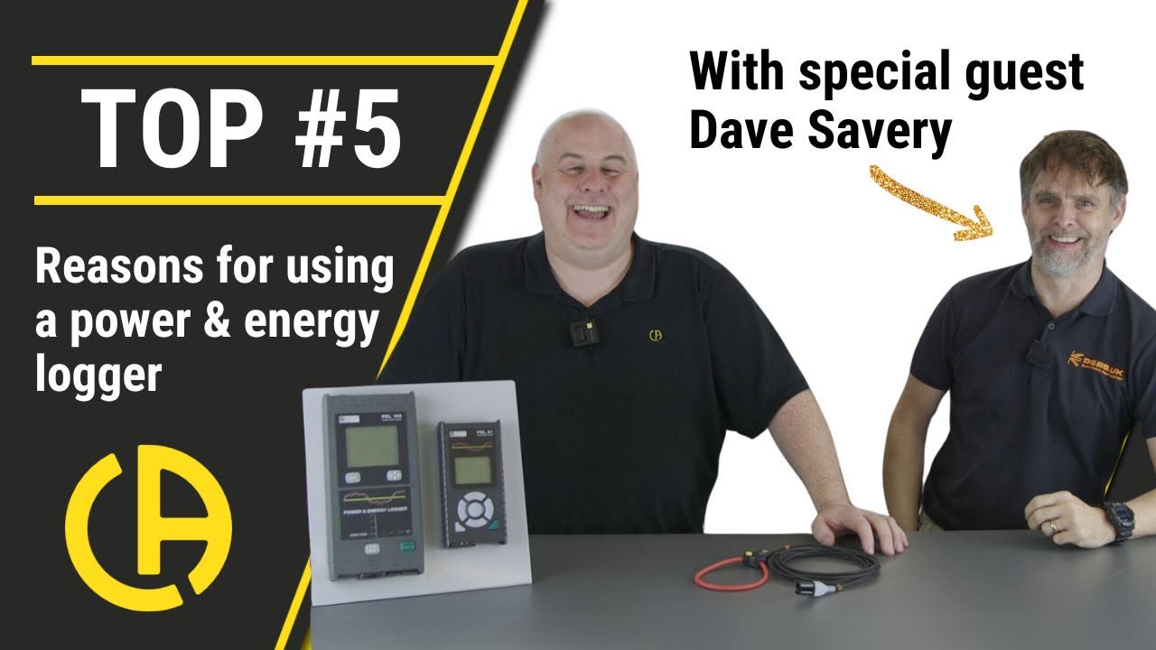 Top 5 Reasons for Logging with David Savery and Chauvin Arnoux