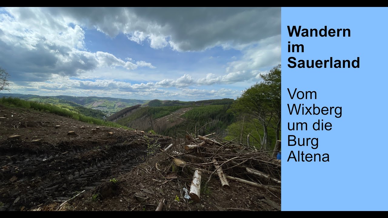 Sauerland - Vom Wixberg um die Burg Altena