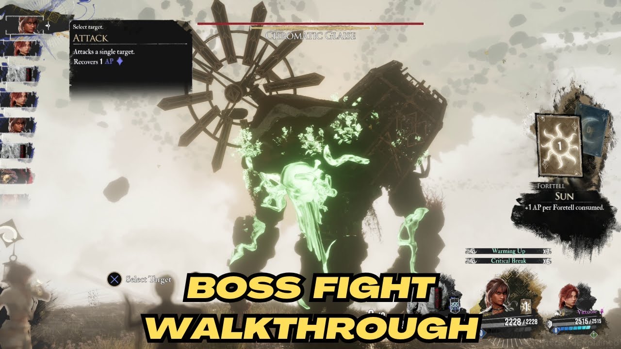 Clair Obscur: Chromatic Glaise Boss Fight Walkthrough (PS5 Pro)