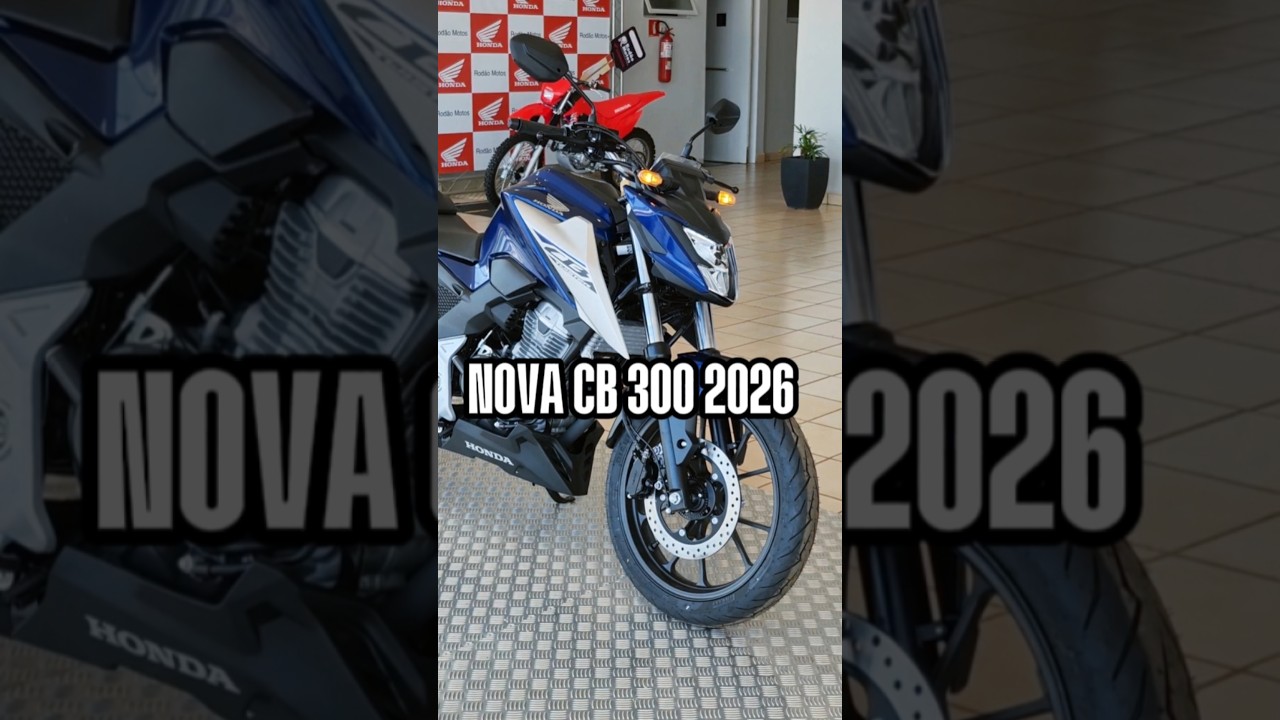 “Nova CB 300F Twister ABS 2026: mais força, mais estilo e a segurança 