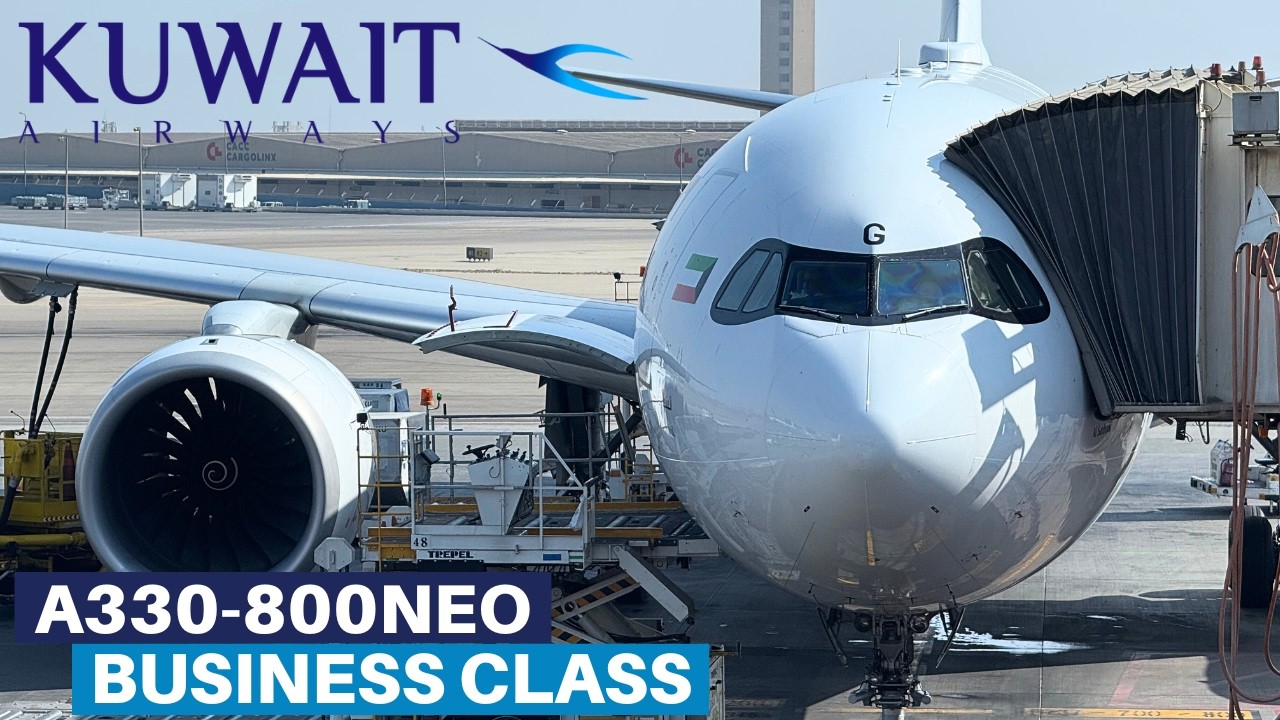 KUWAIT AIRWAYS AIRBUS A330-800Neo (Business Class) | Cairo - Kuwait | Flight Review