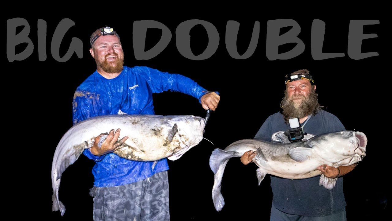 Two day river trip ends with Two HUGE Blue Cats (with Chasing The Moby)