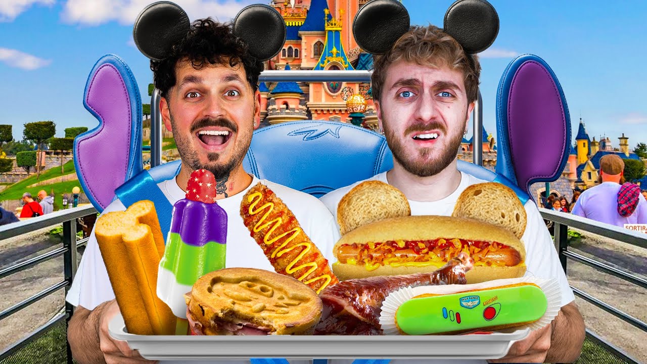 On teste TOUTE la nourriture de Disneyland pendant une journée ! #2 ft.Sora
