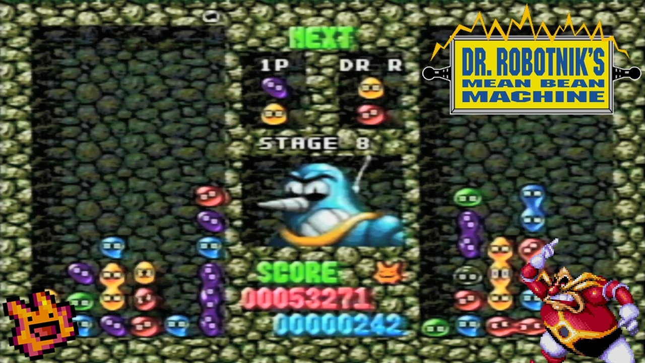 Mean Bean Puyo!  [Dr. Robotnik's Mean Bean Machine]