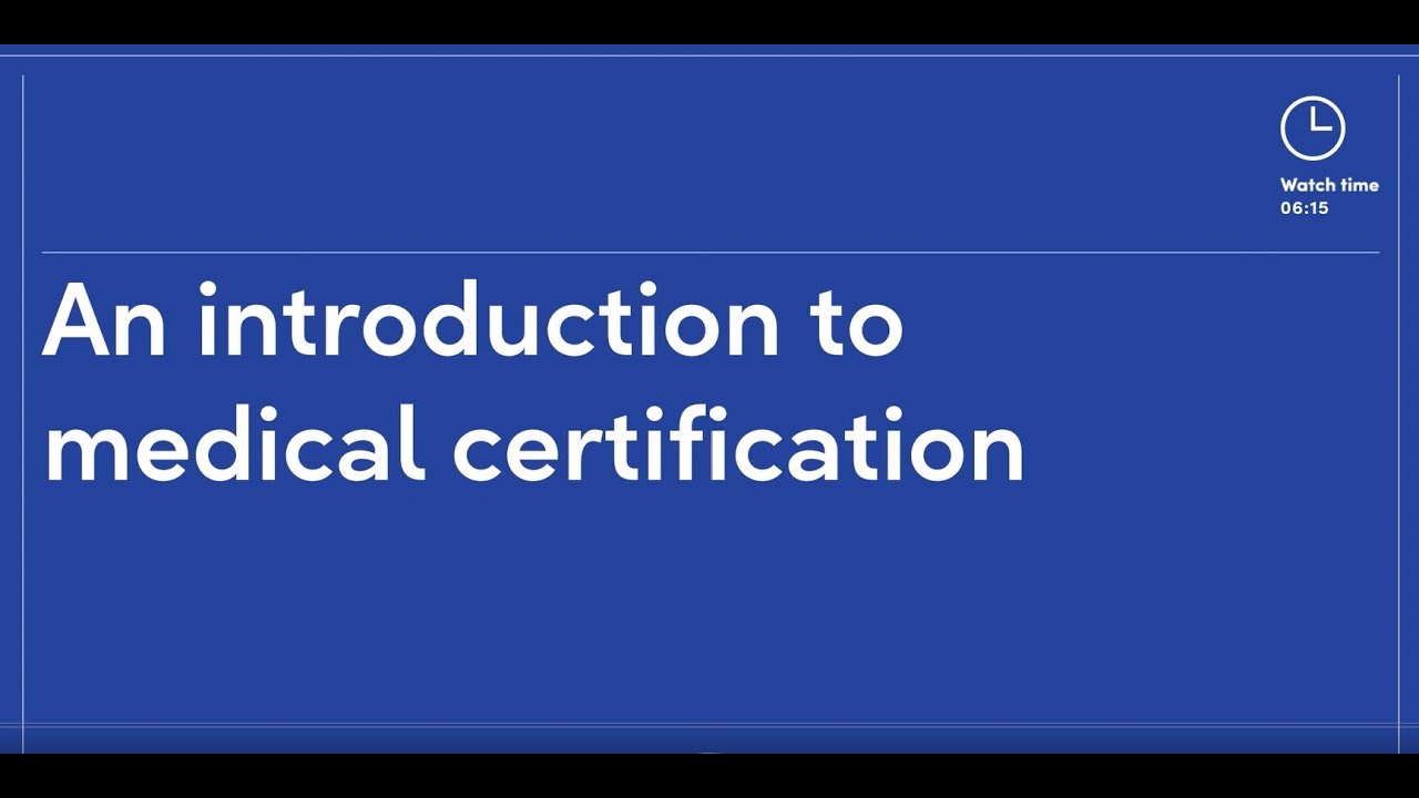 An introduction to medical certification | ACC New Zealand