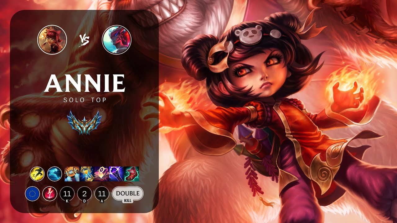 Annie Top vs Yone - EUW Challenger Patch 13.24