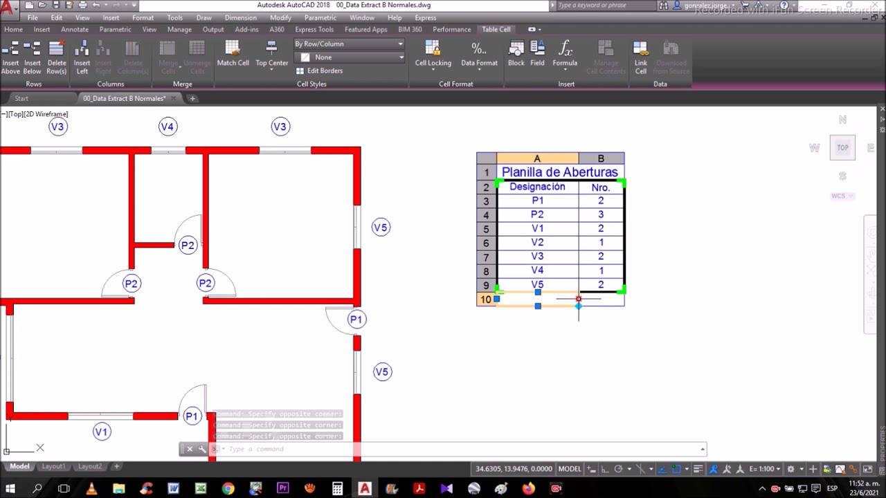Extracción de Información de Atributos en Autocad - "Data Extract" - Parte I