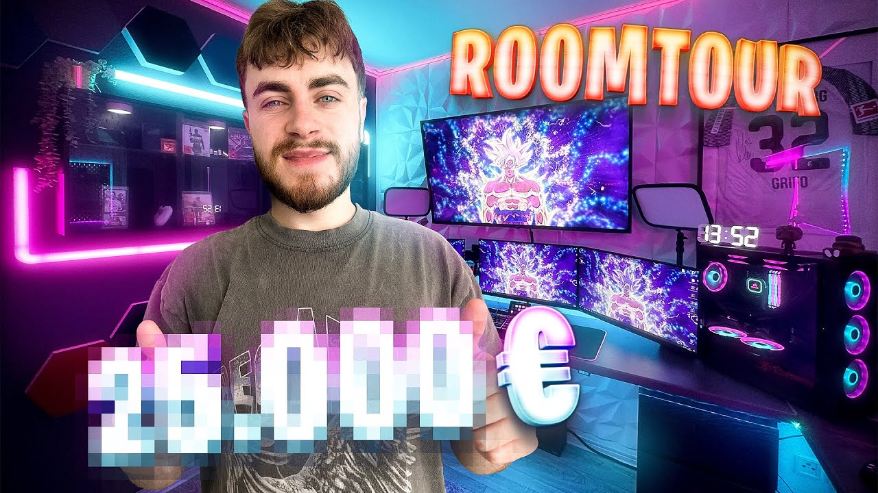 DER BESTE GAMING ROOM IN EUROPA ??? 💶😨SETUP ROOMTOUR | ERZÄHL MA STUDIO