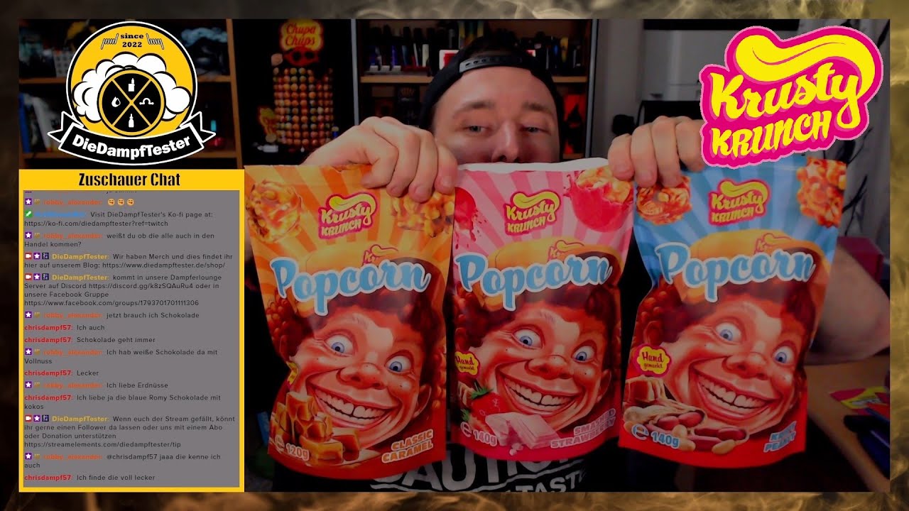 Krusty Krunch Popcorn: Caramel | Strawberry | Peanut der Ultimative Test
