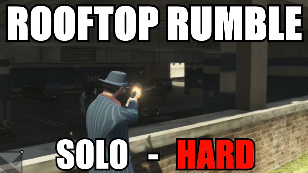 $280,000+ per Hour GTA V Online! - Rooftop Rumble SOLO Hard -No glitch - easy money after patch 1.12