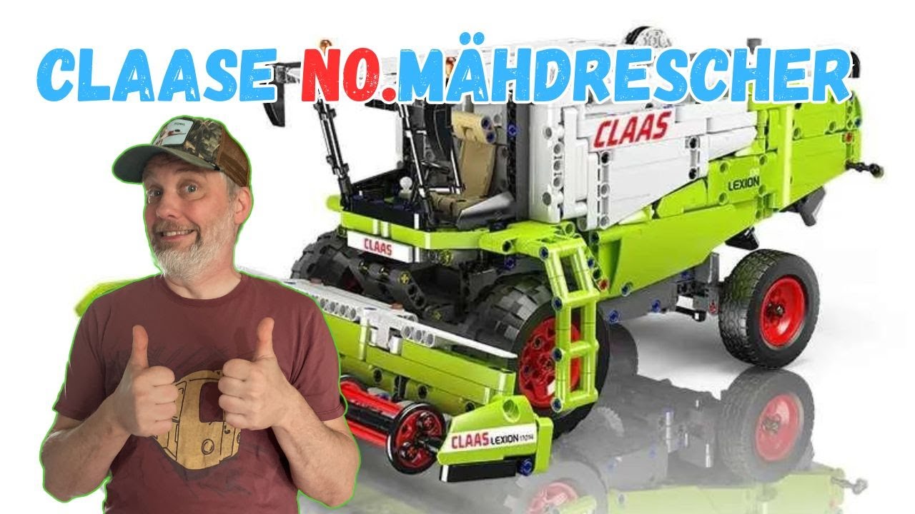 Es muss kein Claas sein - 17014 Mould King No. Harvester Mähdrescher