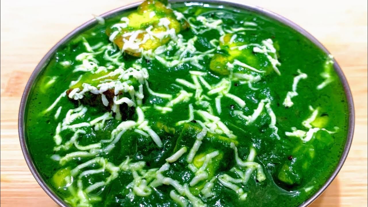 Palak Paneer Recipe | Dhaba Style Palak Paneer | ಪಾಲಕ್ ಪನೀರ್