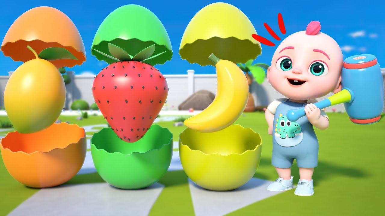 O que tem nos ovos? | Canções Infantis | Baby JoJo em Português