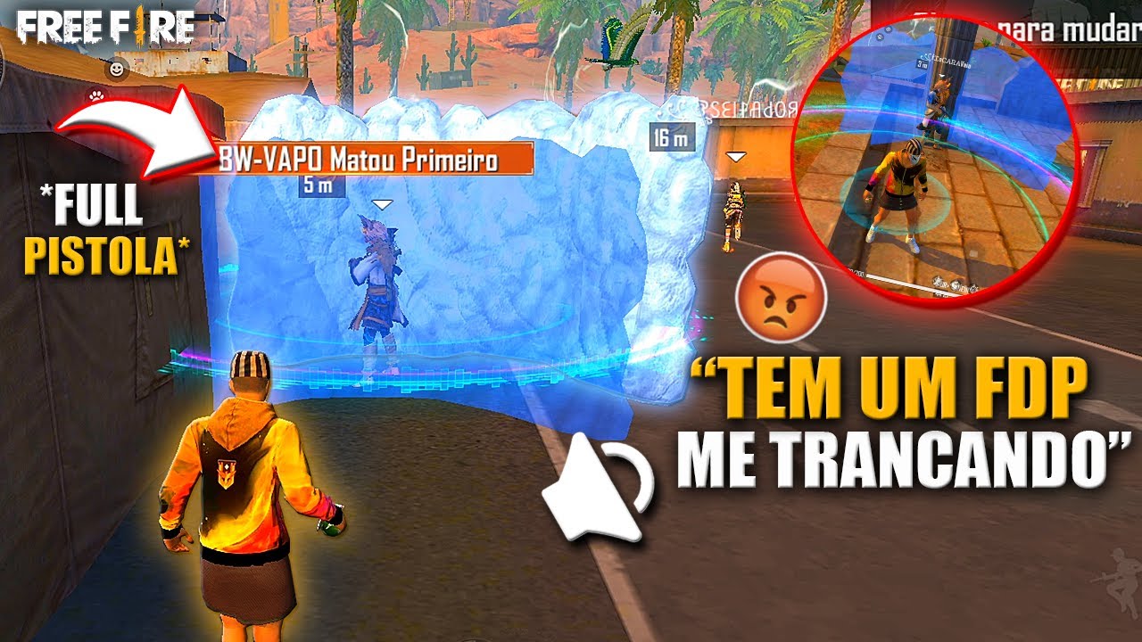 ATRAPALHANDO E PRENDENDO ALEATÓRIOS DENTRO DO GEL NO MODO CS ATÉ DAREM RAGE NO FREE FIRE KKKK
