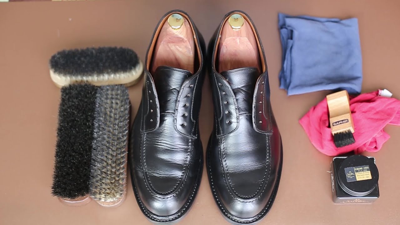 【靴磨き】REGALTOKYO W558 Simple shoe care