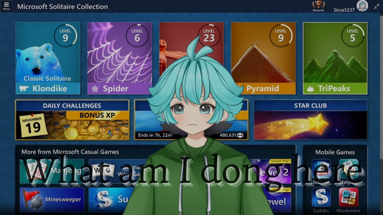 When Pro Vtuber Freecell Player Play Freecell For Fun