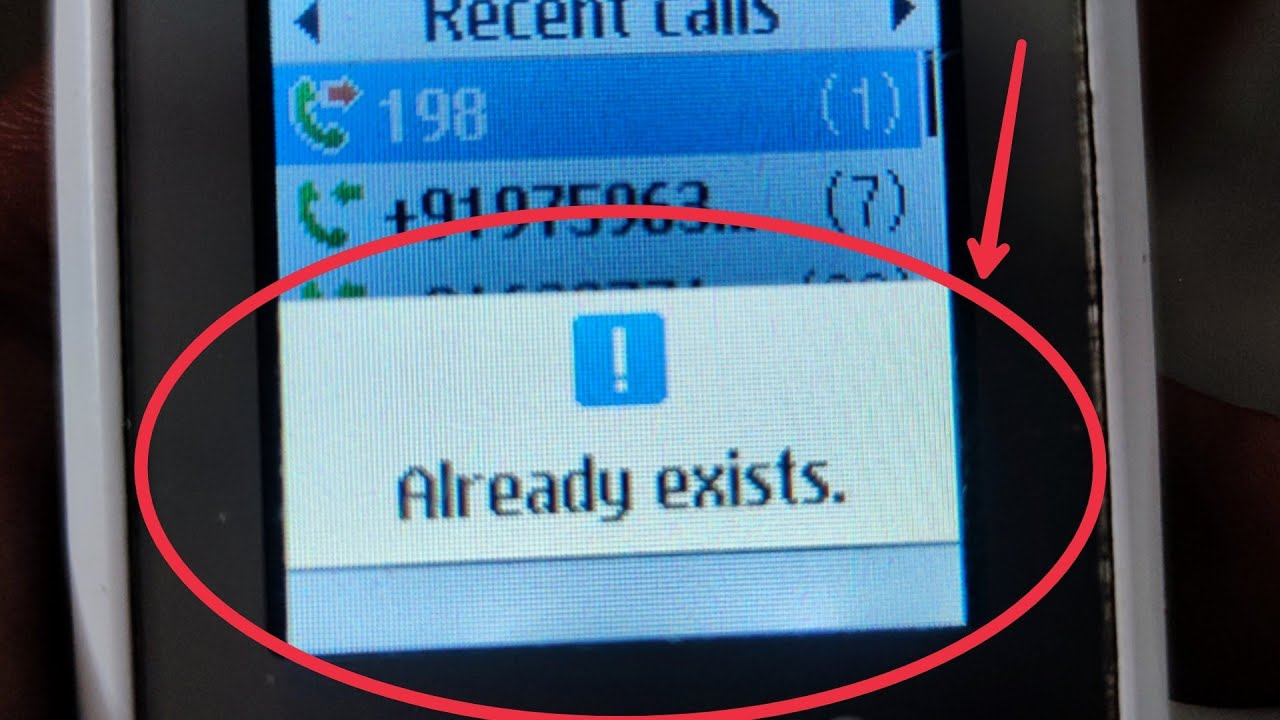 How To Fix Already exists Problem | Reject List add in  Samsung Guru GT E1200Y
