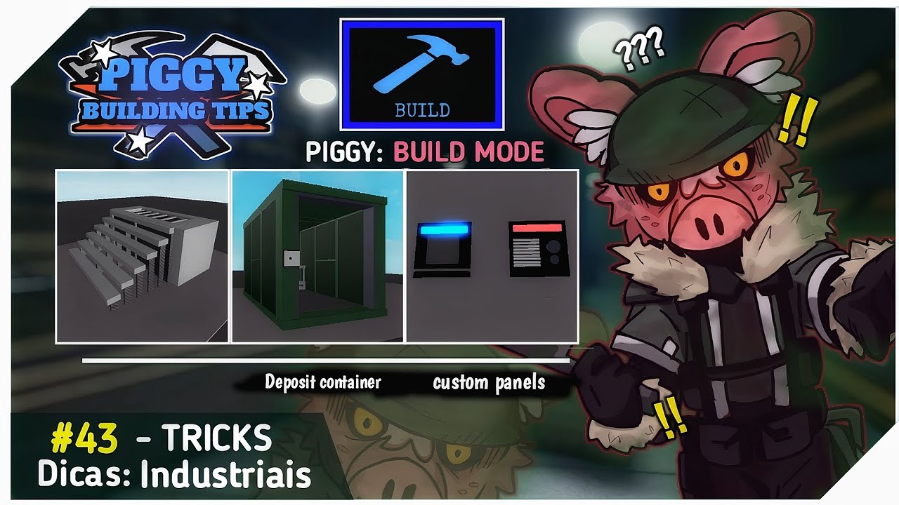 Pɪɢɢʏ: Bᴜɪʟᴅɪɴɢ Tɪᴘs|•EP-43| Dɪᴄᴀs: Industriais 🏭★ |Dɪᴄᴀs ᴅᴇ ᴄᴏɴsᴛʀᴜᴄ̧ᴀ̃ᴏ [ BUILD MODE ]