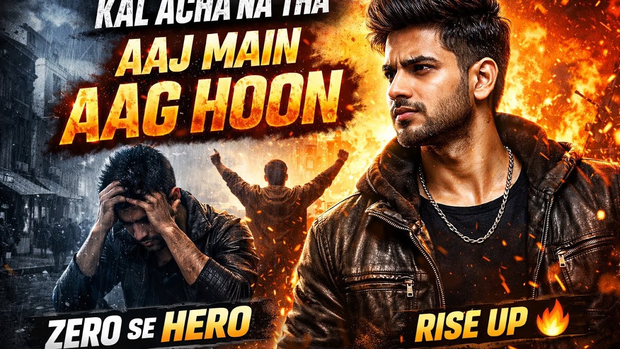Kal Acha Na Tha, Aaj Main Aag Hoon 🔥 | Motivational Rap Song 2026