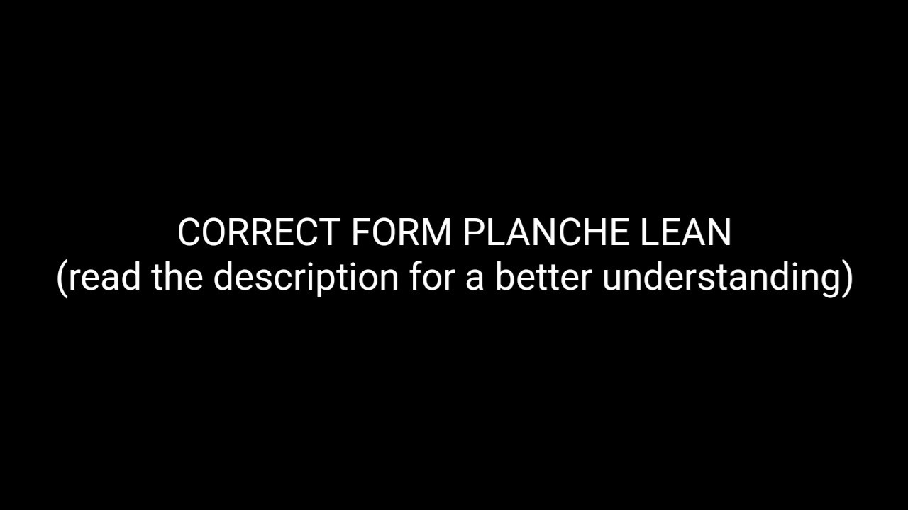 CORRECT FORM PLANCHE LEAN. DIFFERENT APPROACH TO PLANCHE. Full planche tutorial pt2