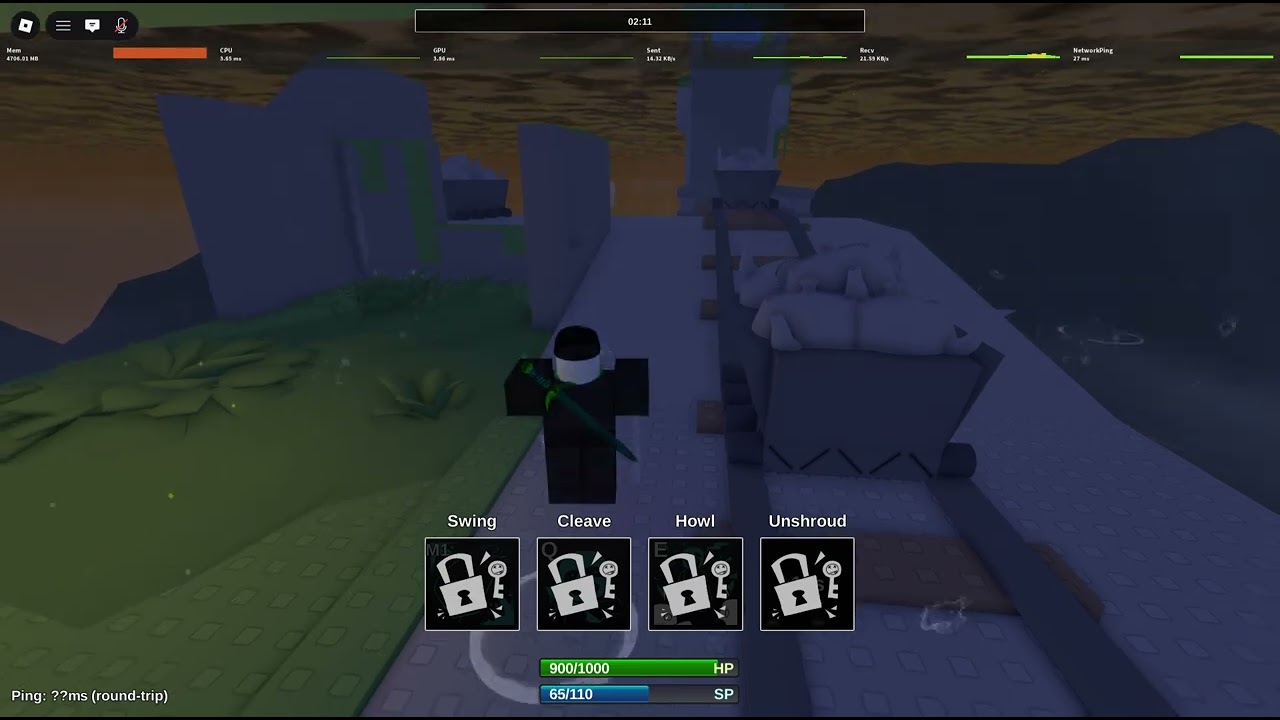 bling pursuer but theres a very scary exploiter in the server