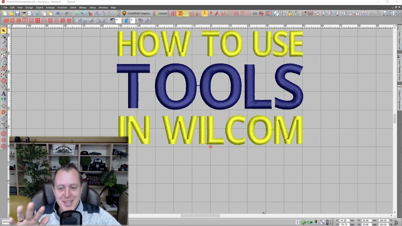 Mastering Wilcom Digitizing: Essential Tools explained for Precision Embroidery Design