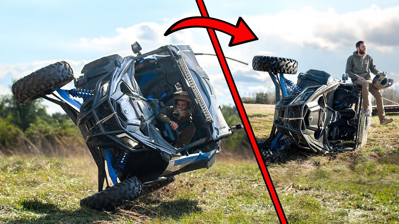 Driving My CAN-AM Maverick X3 On 2 Wheels!
