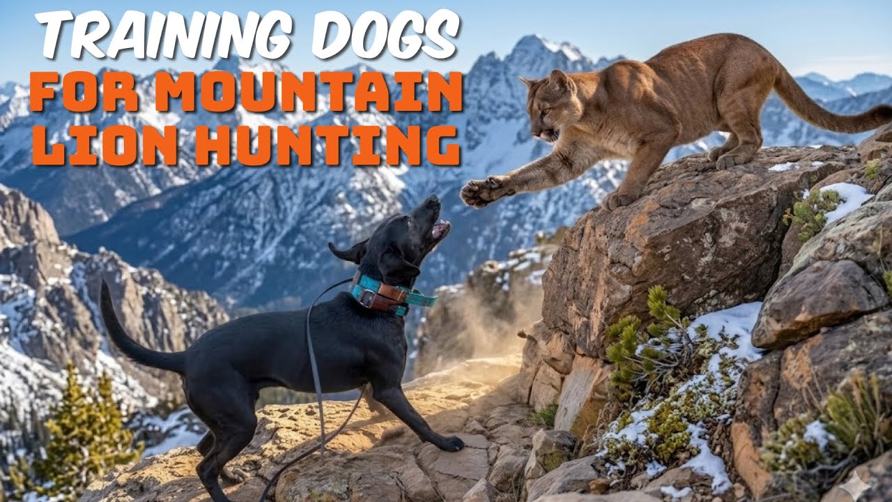 Training Hunting dogs for lion and Bear | Stevens Curs #hunting #exploreidaho #lionhunt 