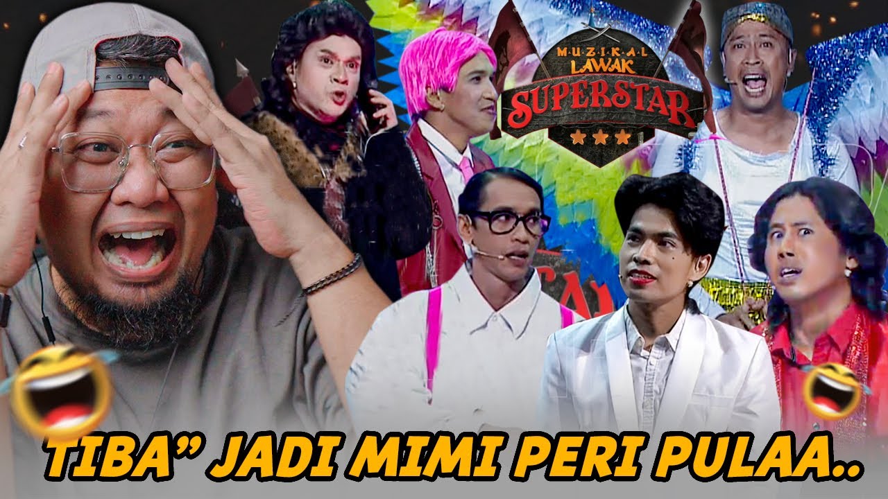 GWENCHANA OPPA 🤣🤣 | NANAS & RODA | MINGGU 3 Muzikal Lawak Superstar 5 | REACTION
