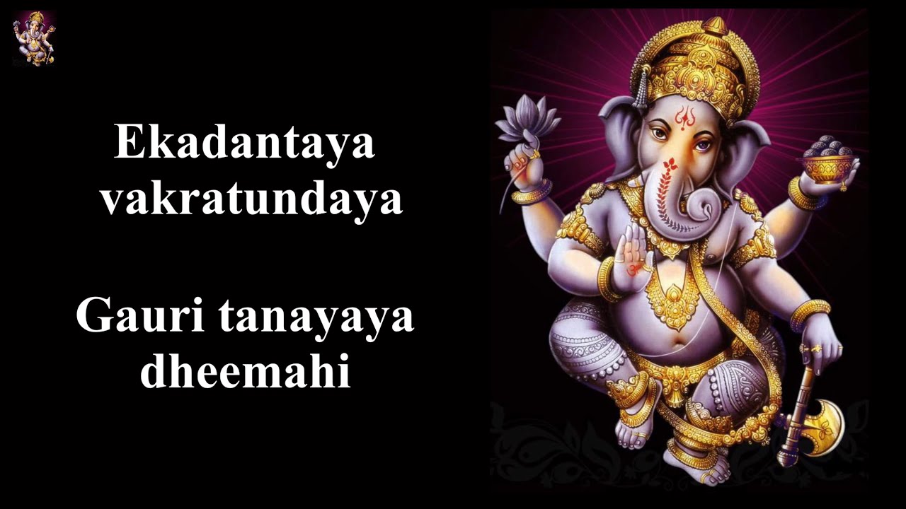 Ekadantaya Vakratundaya Gauri Tanaya by Shankar Mahadevan with lyrics in English - Ganesha Stotram