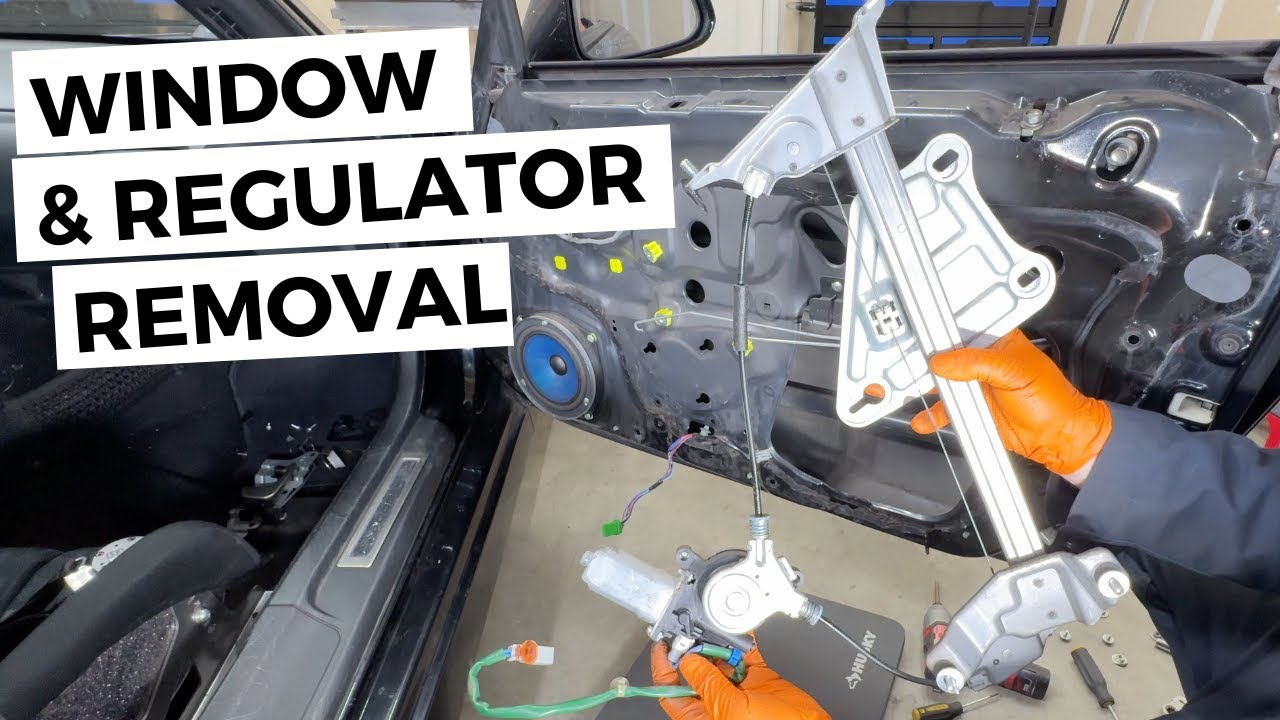 Window & Window Regulator Removal | Honda S2000