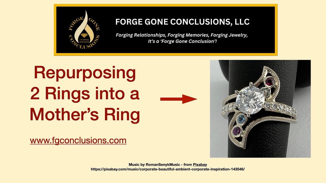 Repurposing 2 Rings into a Mother's Ring