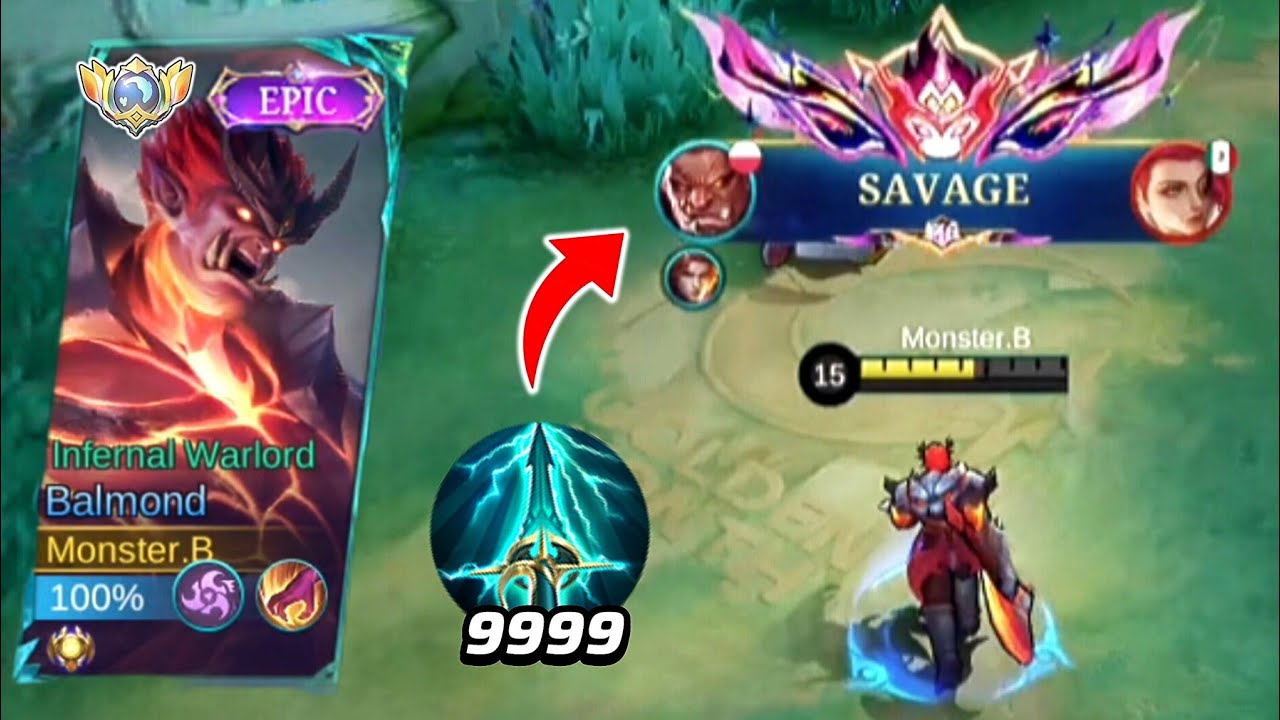 SAVAGE? BALMOND JUNGLE USES THIS 100% RECOMMEND BUILD! MLBB