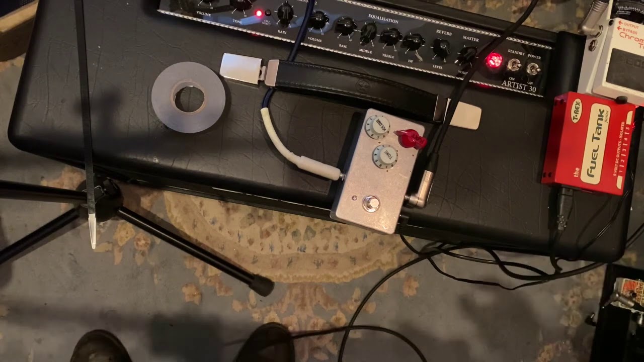 Demo of Jed’s Peds self built Rat distortion