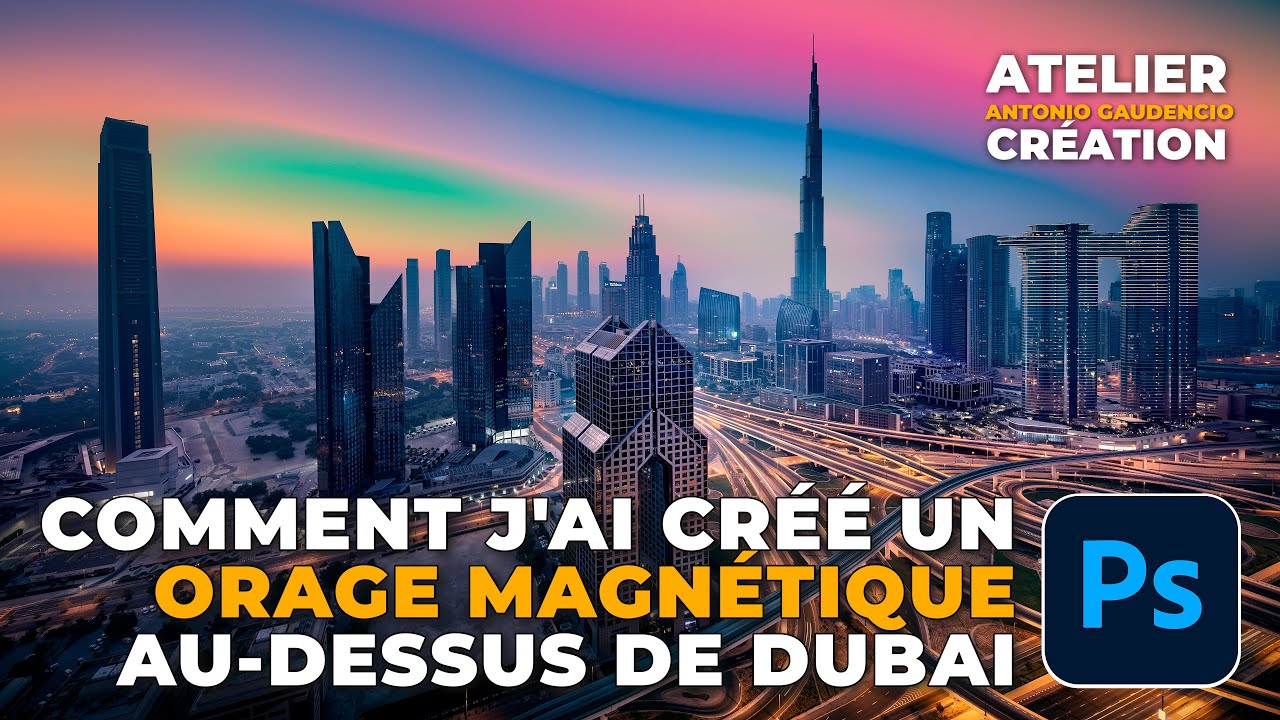 Atelier PHOTOSHOP Orage magnétique DUBAI