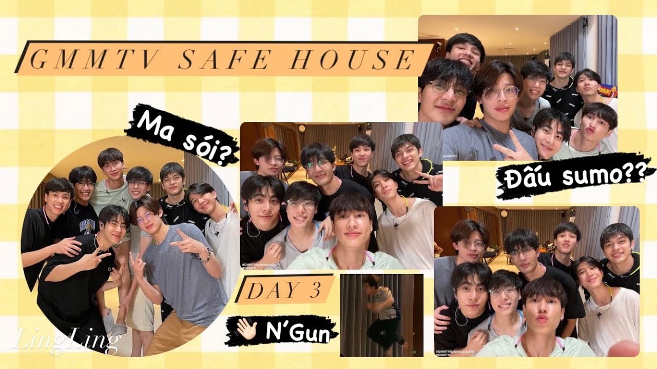 【SAFE HOUSE】Tổng hợp Tiktok ngày cuối của N’Gun cùng chúa hề GMMTV ở Safe House | Day 3 - 15/09/2021