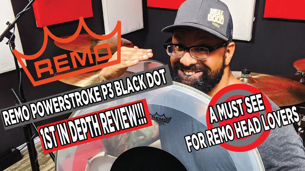 Обзор пластика для бас-барабана Remo Powerstroke P3 Black Dot, который обязательно вам понадобится.