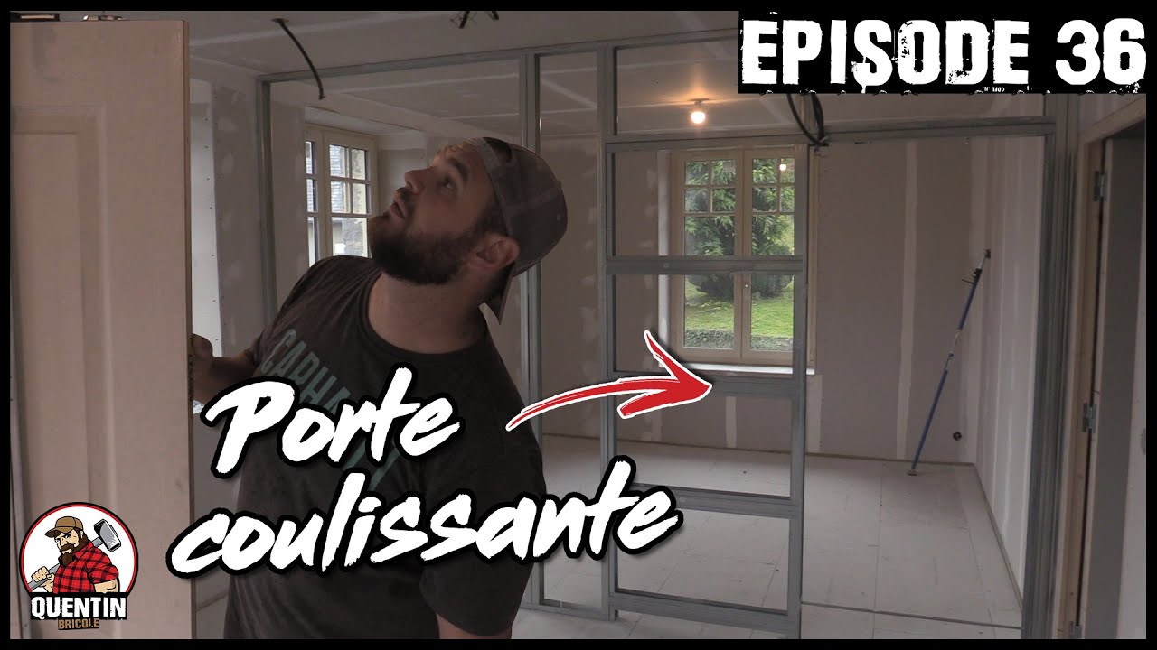 🦇 Rénovation d'une maison abandonnée - EP36 - Pose d'une porte à galandage.