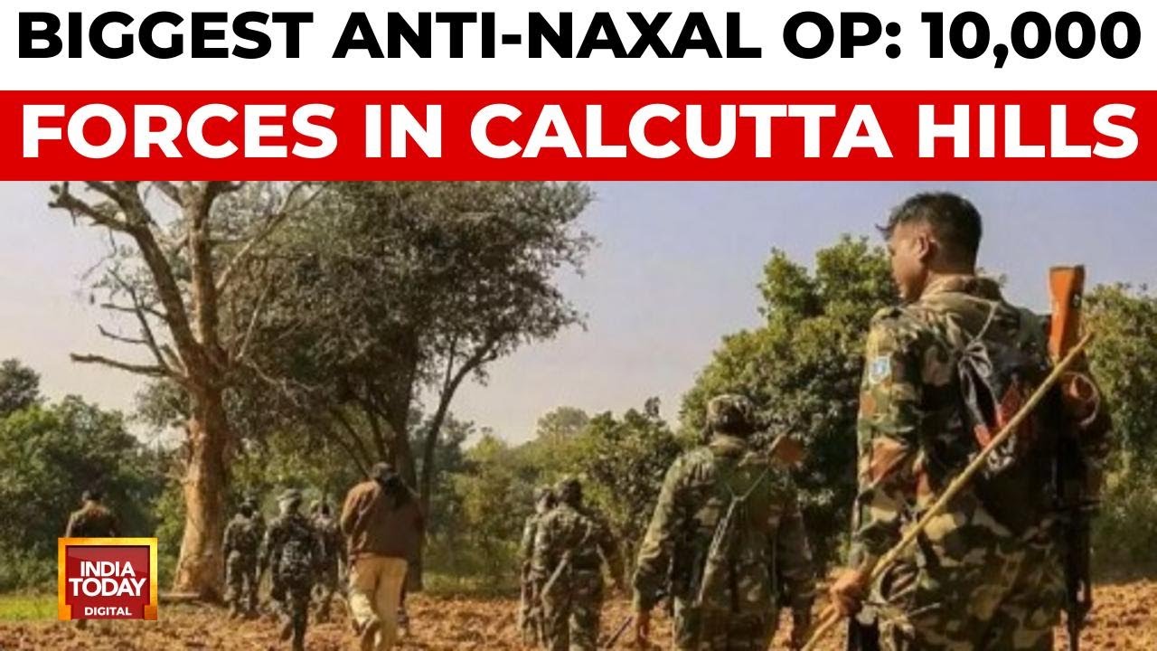 Massive Anti-Naxal Operation Underway Along Chhattisgarh-Telangana Border | India Today