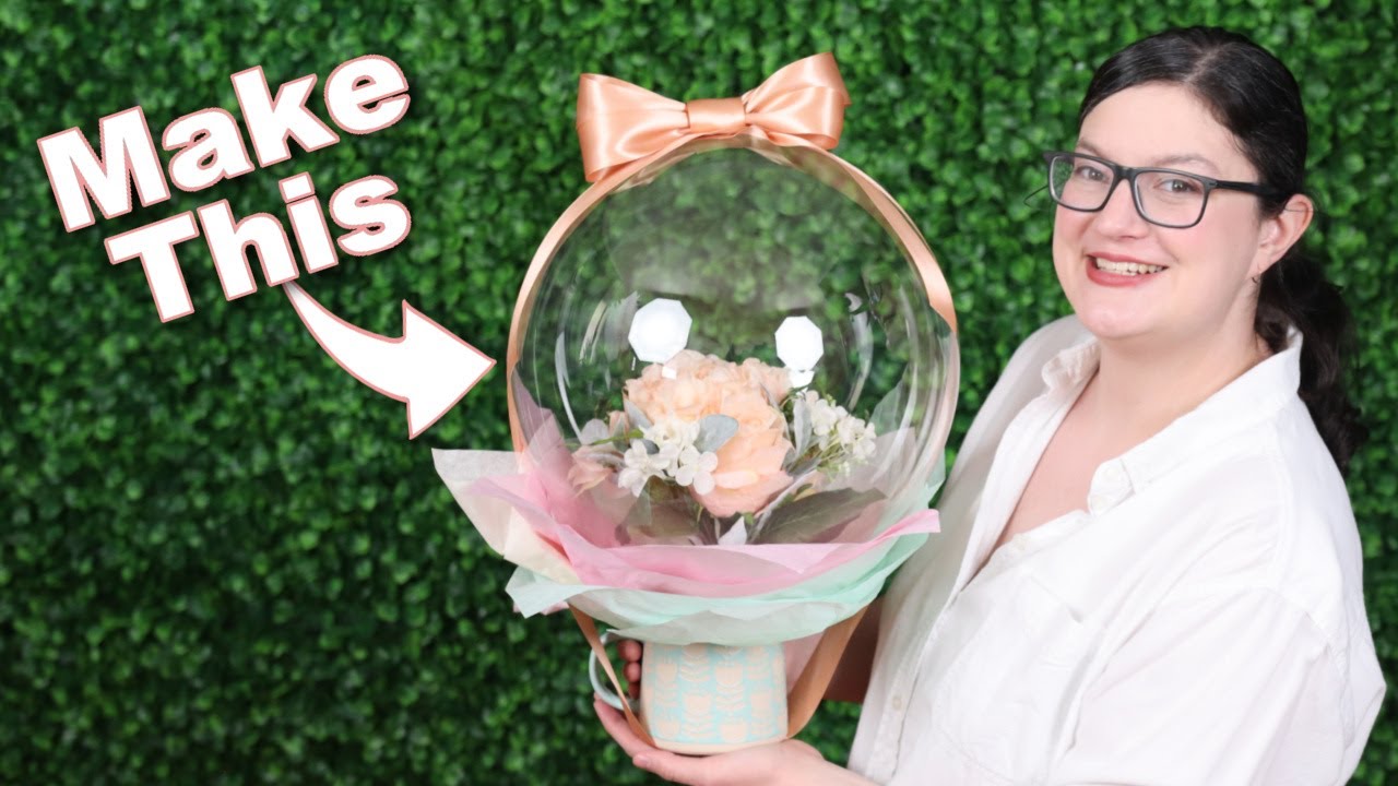 No Cut Bubble Balloon Flower Arrangement Made Easy! (Beginner guide to Bobo Balloons)