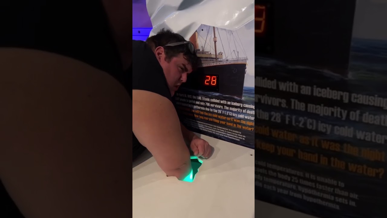 How cold was the Titanic water?