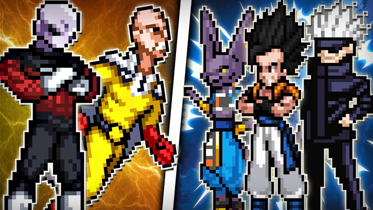SAITAMA E JIREN NA BATALHA DAS 5 CASAS NO MUGEN! FORÇA DOS CARECAS