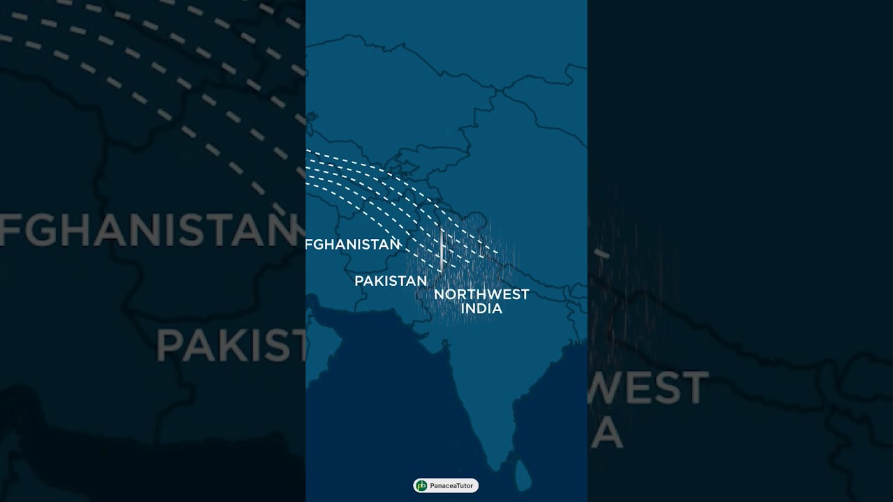 Reason for Unusual Rainfall in Northwest India #shorts #rainfall #westerndisturbance
