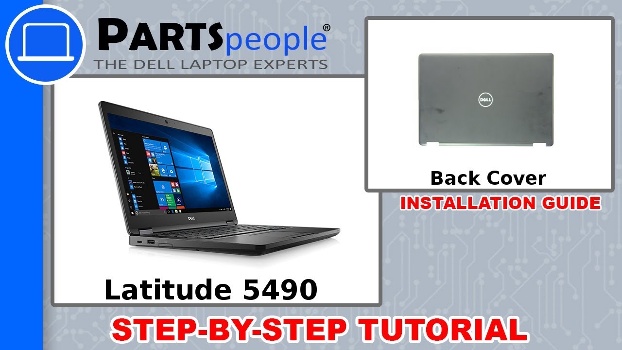 Dell Latitude 5490 (P72G002) Back Cover How-To Video Tutorial
