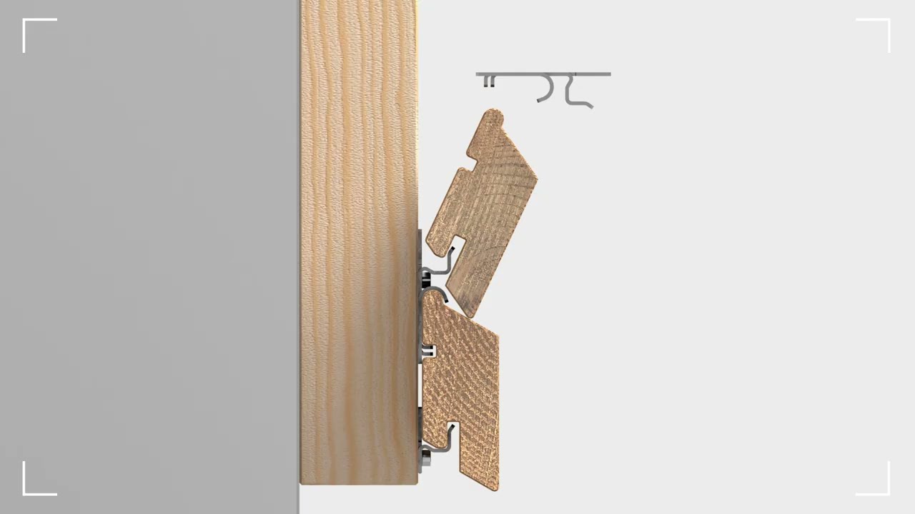 Fixation invisible C6 - lame de bardage profil rhombo&iuml;de | Groupe Corbat