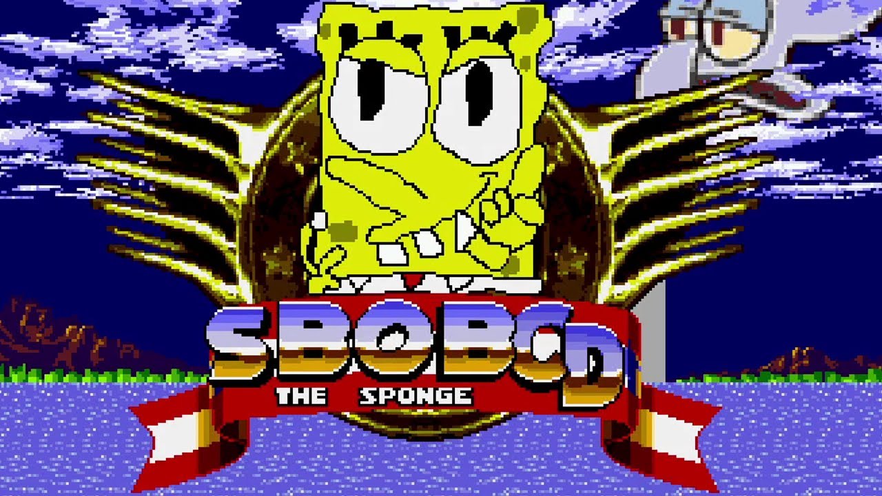 SpongeBob Future and Past (Sonic CD Mod) by DZTVE - Version 2.9 Longplay with All Time Stones