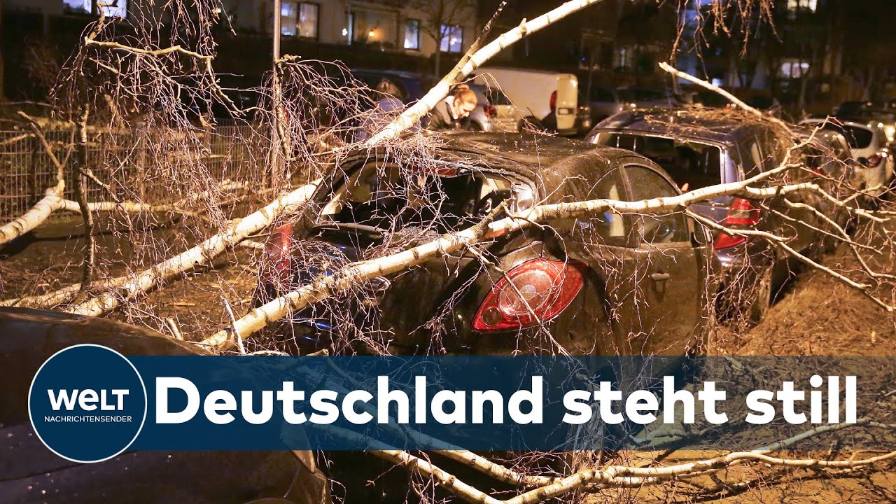 STURM SABINE: Orkan wirbelt Nord- und Westdeutschland durcheinander