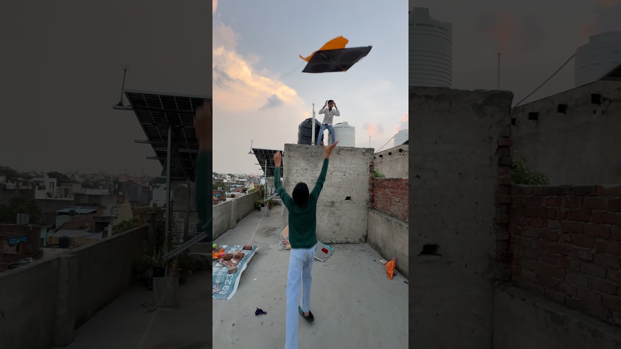 Kite looting 🪁😱#kitelooting #youtubeshorts#trending #shorts #kite #kites #patang#patangbazi #video