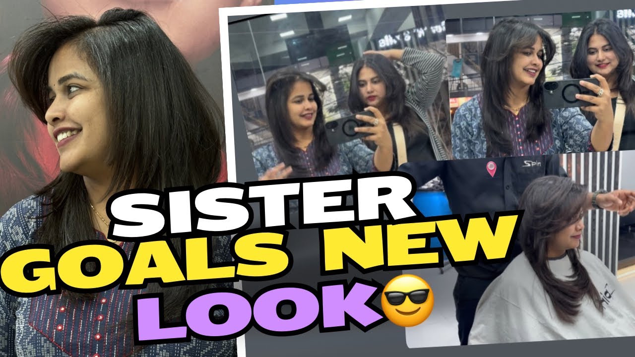Sibling Haircut Day ✂️ | Vlog with My Sister #haircut #newvideo @JourneyWithShwetha #journey 